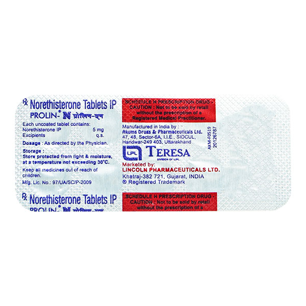 Prolin N 5mg Tablet - Image 2