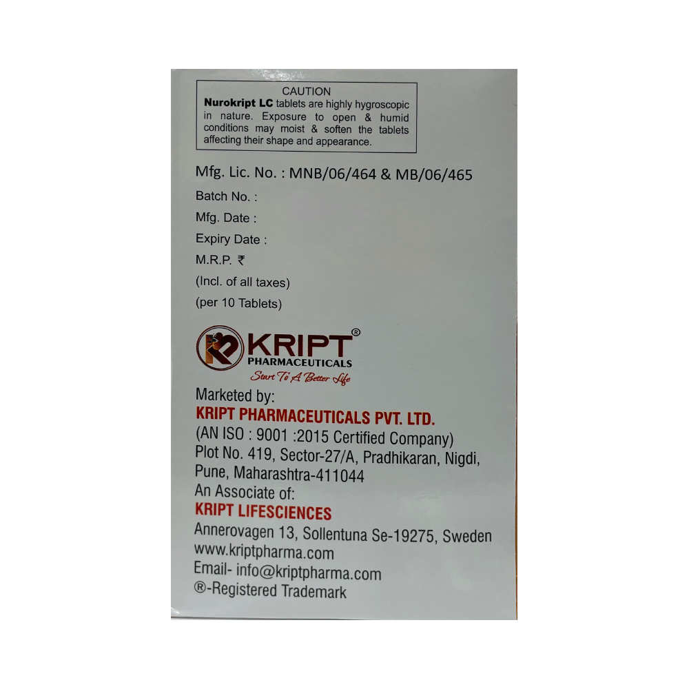 Nurokript LC Tablet - Image 3