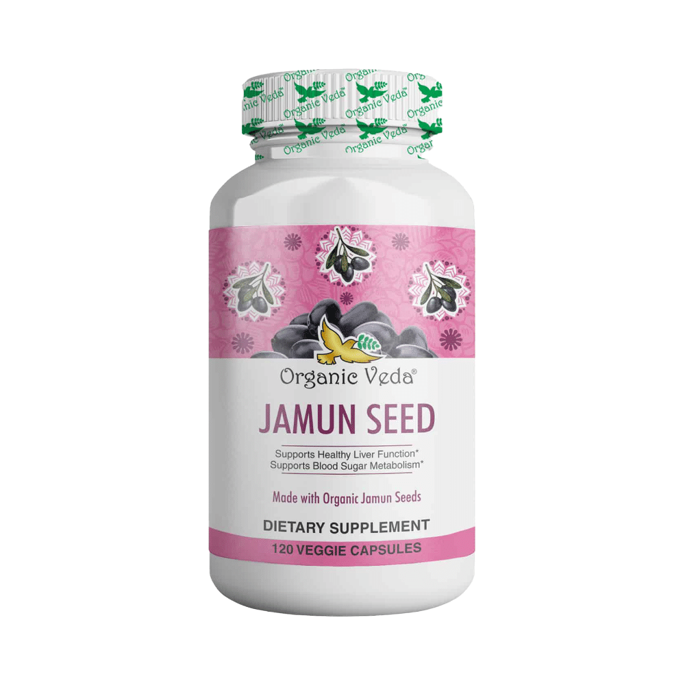 Organic Veda Jamun Seed Veggie Capsule - Image 1