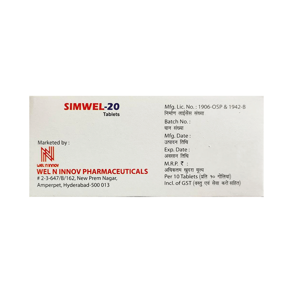 Simwel 20 Tablet - Image 3