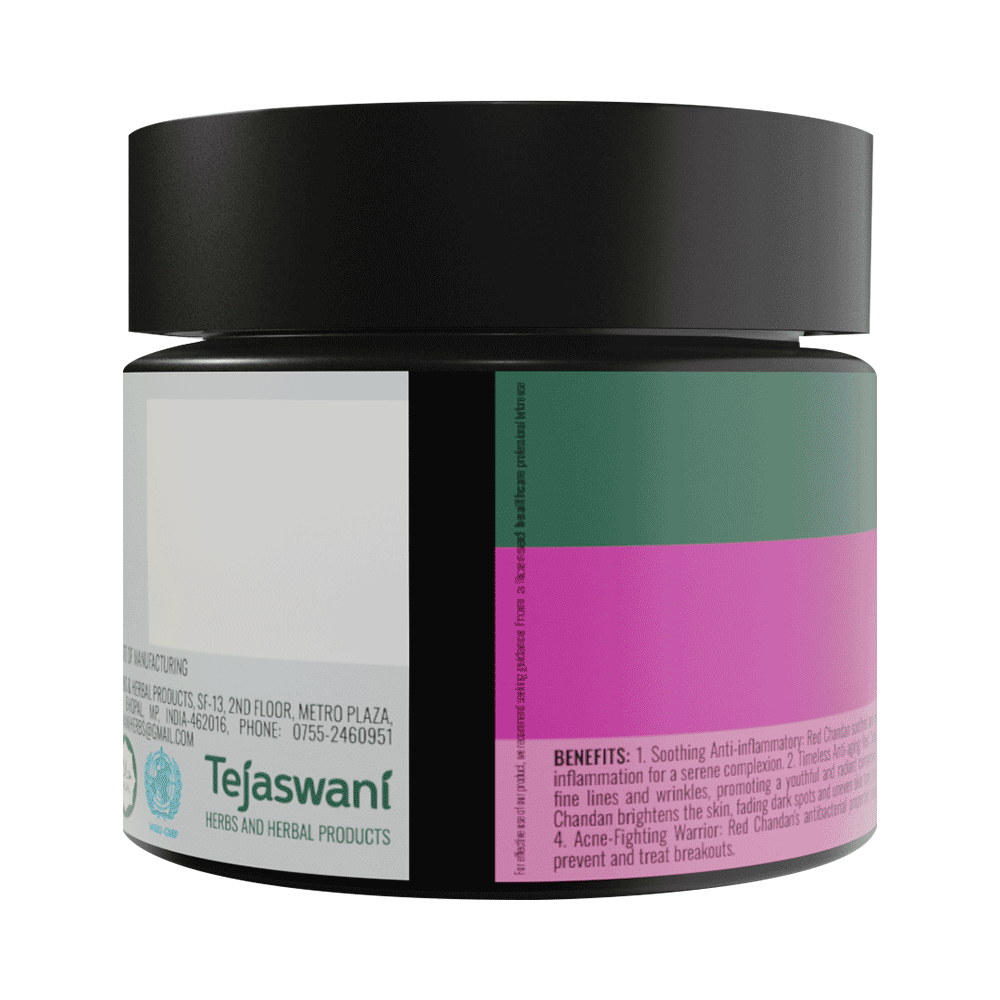 Tejaswani Herbs and Herbal Products Herbal Red Chandan Powder - Image 3