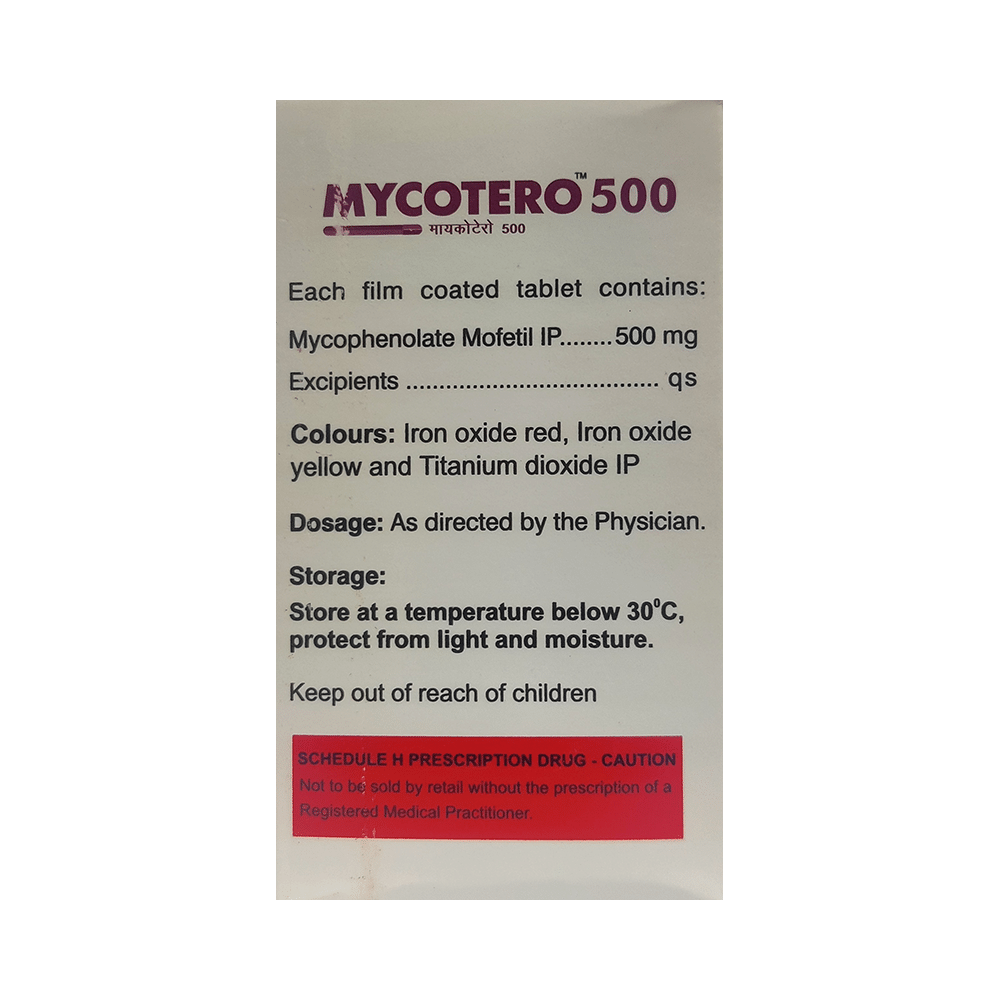 Mycotero 500mg Tablet - Image 2
