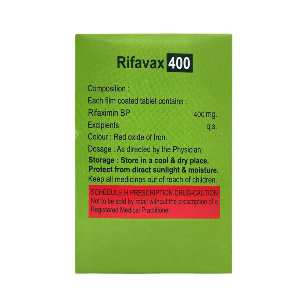 Rifavax 400mg Tablet - Image 2