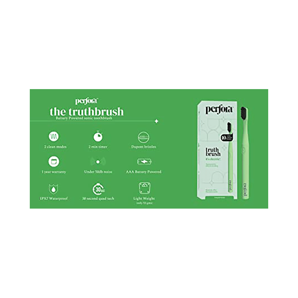 Perfora Electric Toothbrush Avocado Green - Image 2