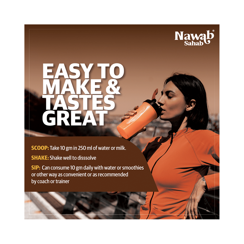 Nawab Sahab Weight & Muscule Gainer (400gm Each) Chocolate - Image 7
