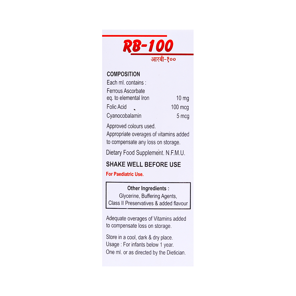RB 100 Oral Drops - Image 2