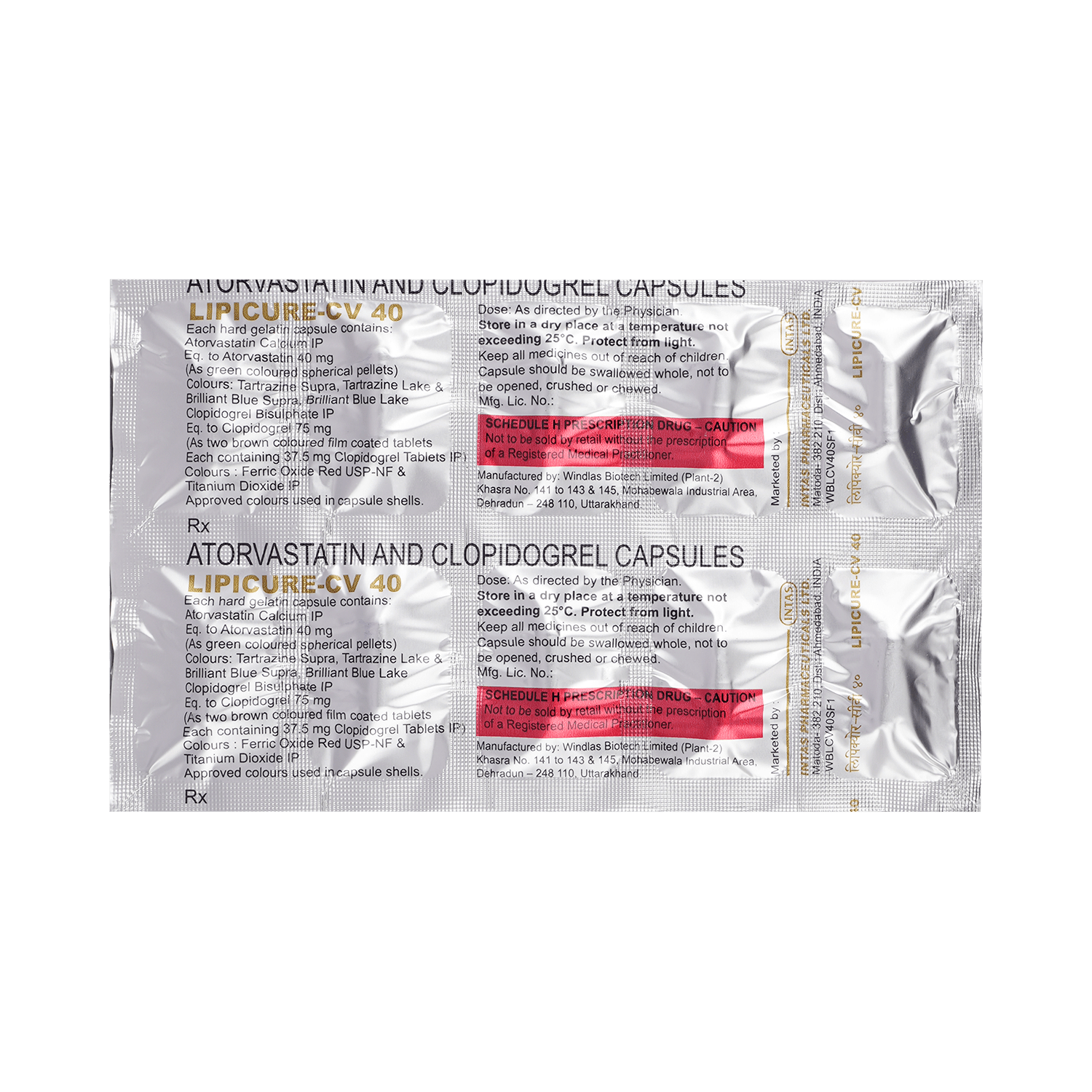 Lipicure CV 40mg/75mg Capsule - Image 5