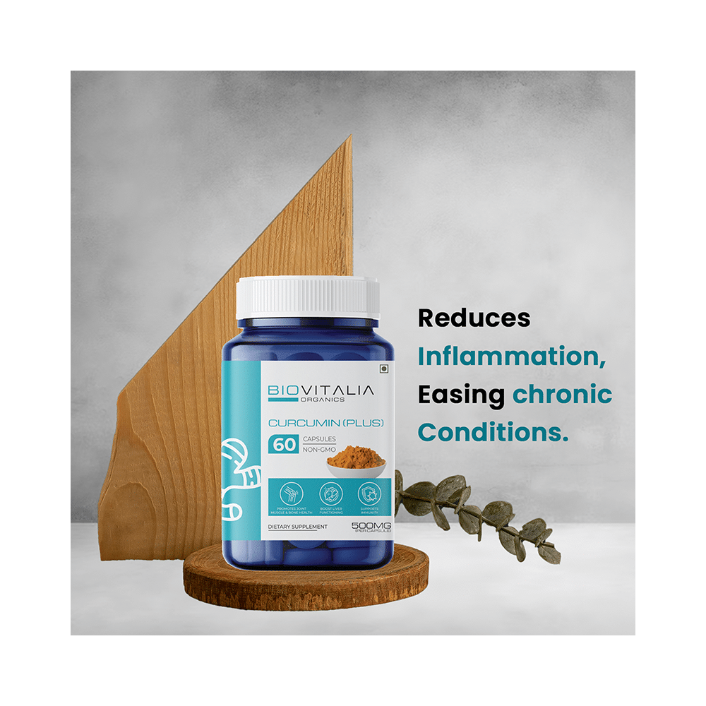 Biovitalia Organics Curcumin (Plus) 1000mg Capsule - Image 3