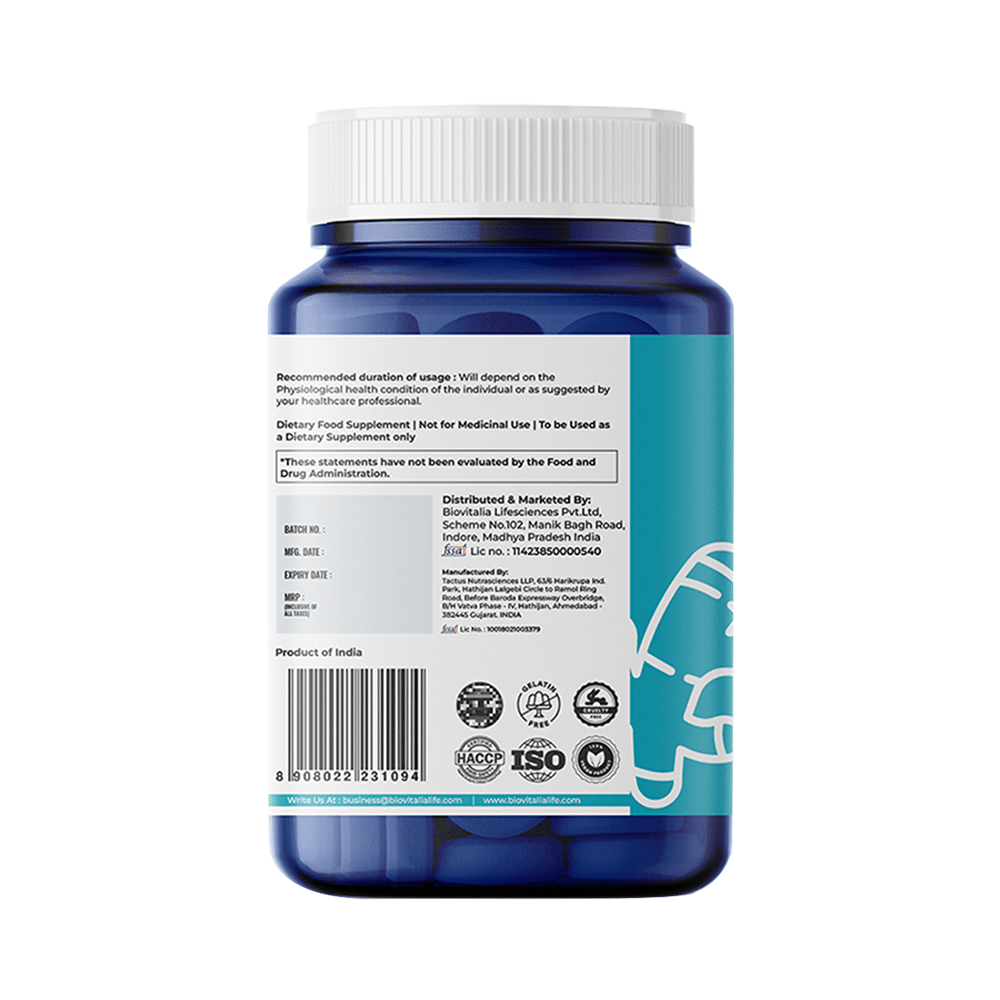 Biovitalia Organics Curcumin (Plus) 1000mg Capsule - Image 2