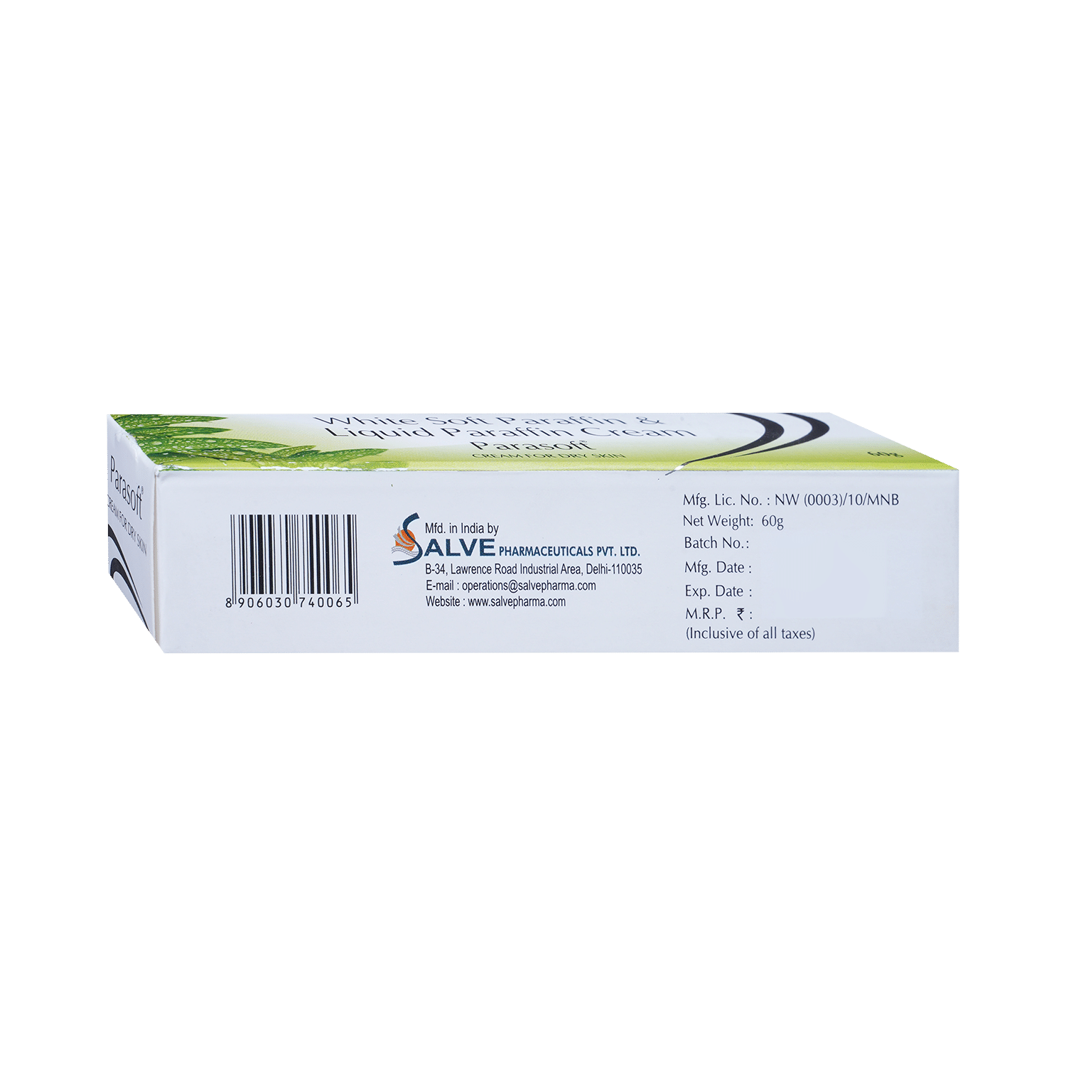 Parasoft White Soft Paraffin & Liquid Paraffin Cream | For Dry Skin - Image 3