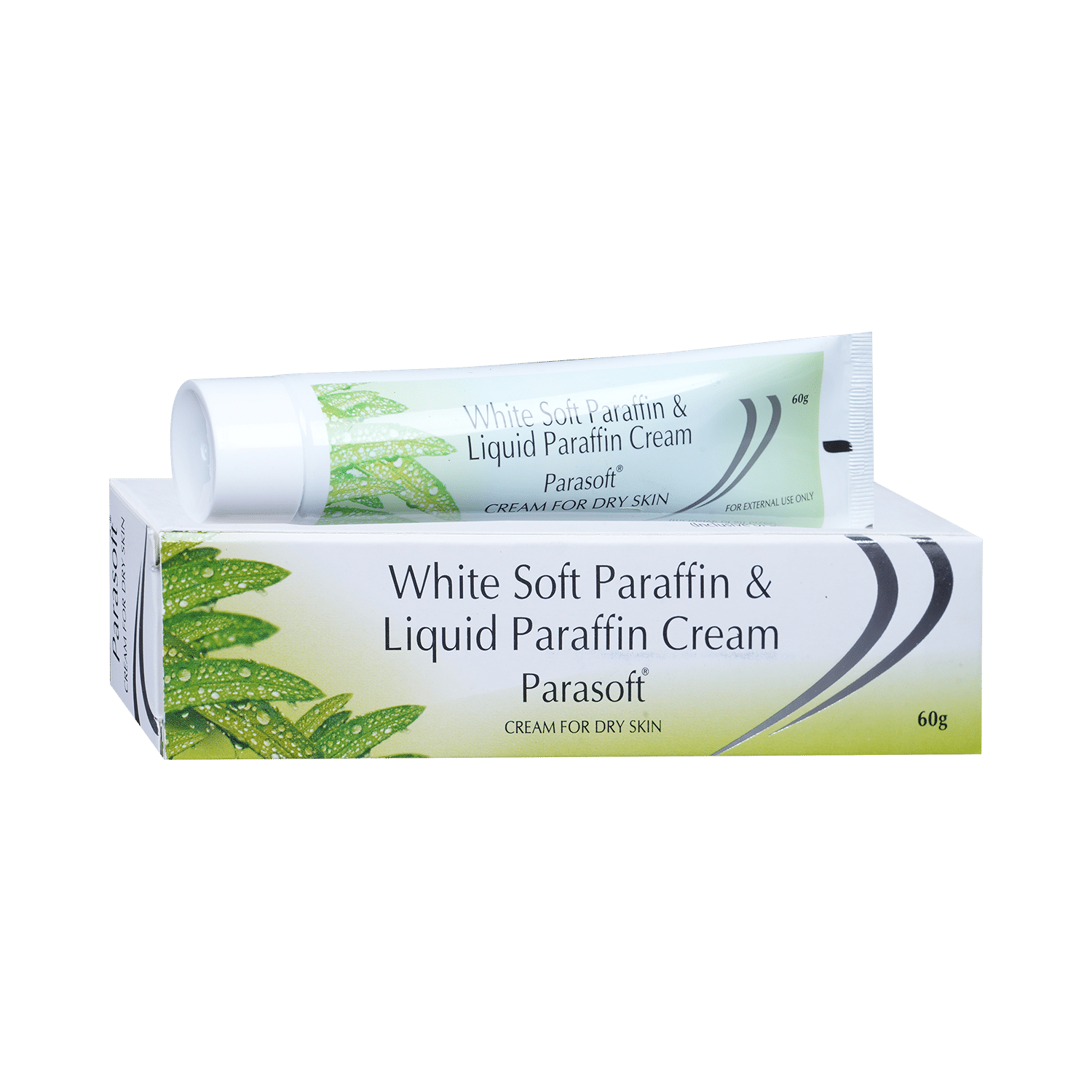 Parasoft White Soft Paraffin & Liquid Paraffin Cream | For Dry Skin - Image 1