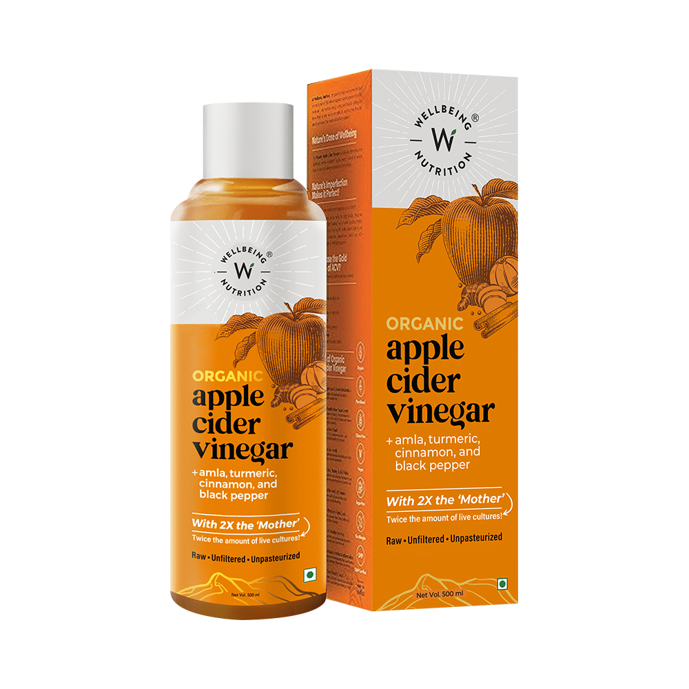 Wellbeing Nutrition Organic Apple Cider Vinegar  | 2X the 'Mother' (500ml Each) - Image 5