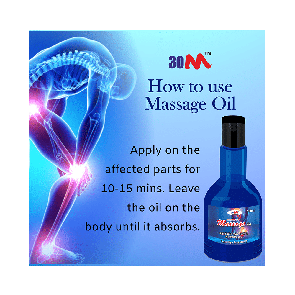 30M Immuno's Massage Oil (100ml Each) - Image 4