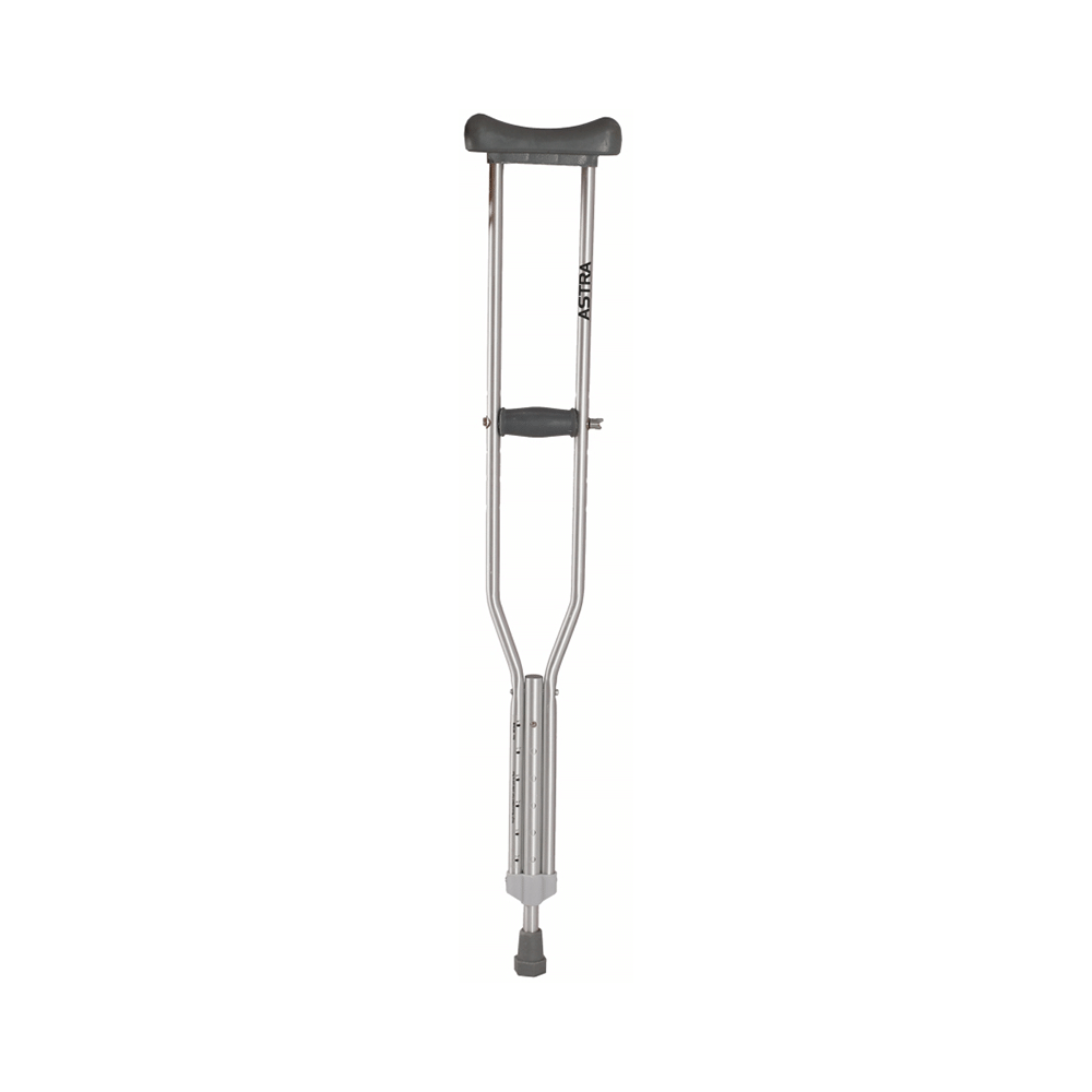 Vissco Under Arm Crutches With Adjustable Elbow Support & Height Adjustable Large - Image 1