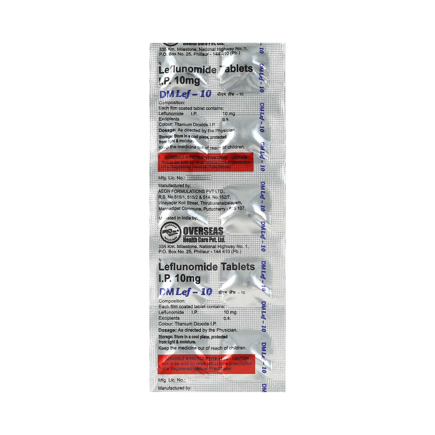 DM Lef 10mg Tablet - Image 3