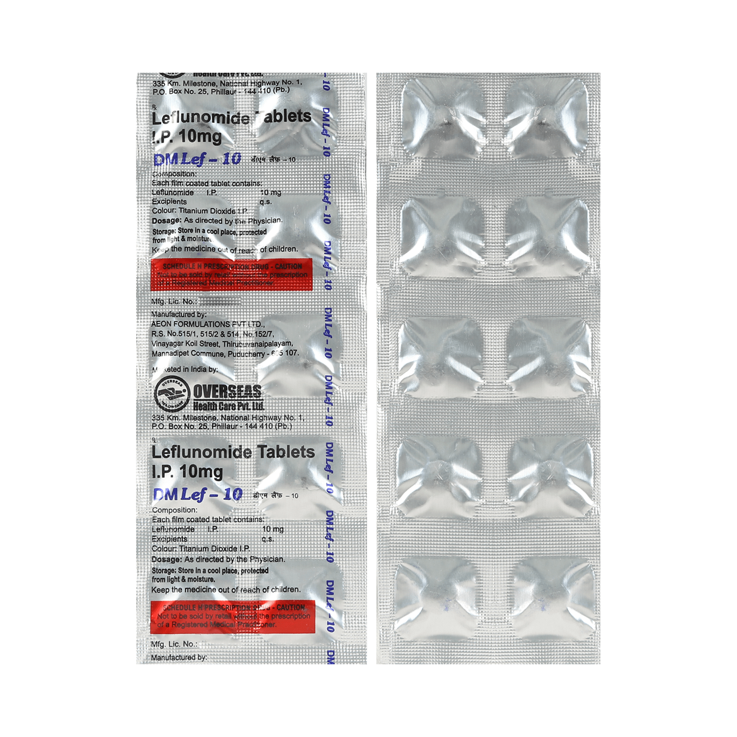 DM Lef 10mg Tablet - Image 1