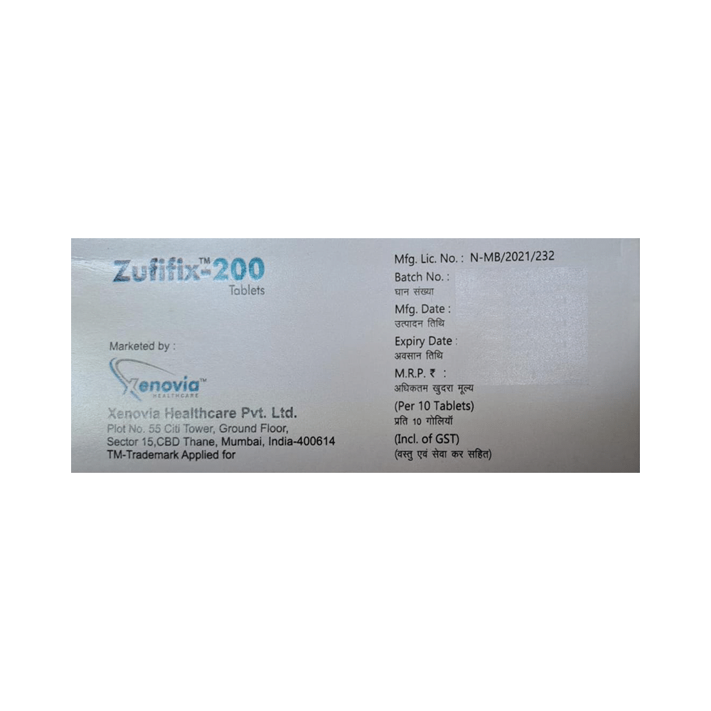 Zufifix 200 Tablet DT - Image 3