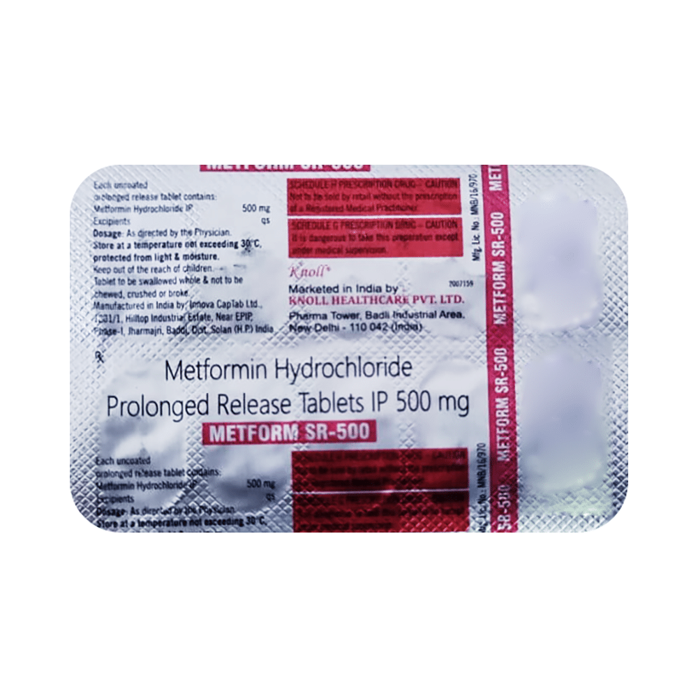 Metform -SR 500mg Tablet PR - Image 4