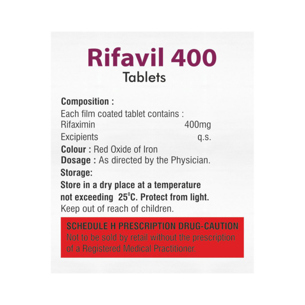 Rifavil Tablet 400mg - Image 2
