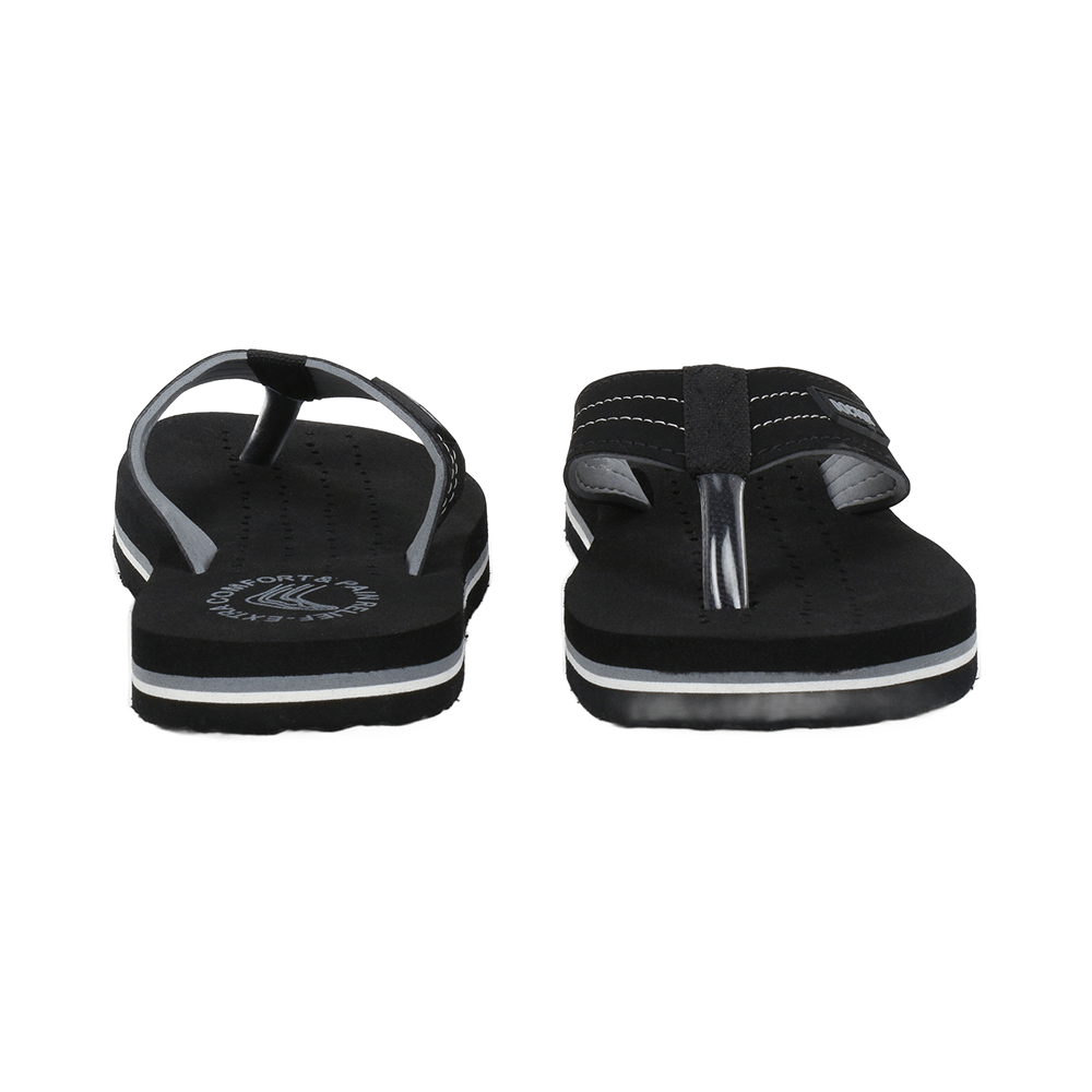 Doctor Extra Soft D28 Orthopaedic and Diabetic Super Fit Comfort Doctor Slipper, Flip-Flop, Cushion, Slides and House Slipper for Men Black/Grey 12 - Image 5