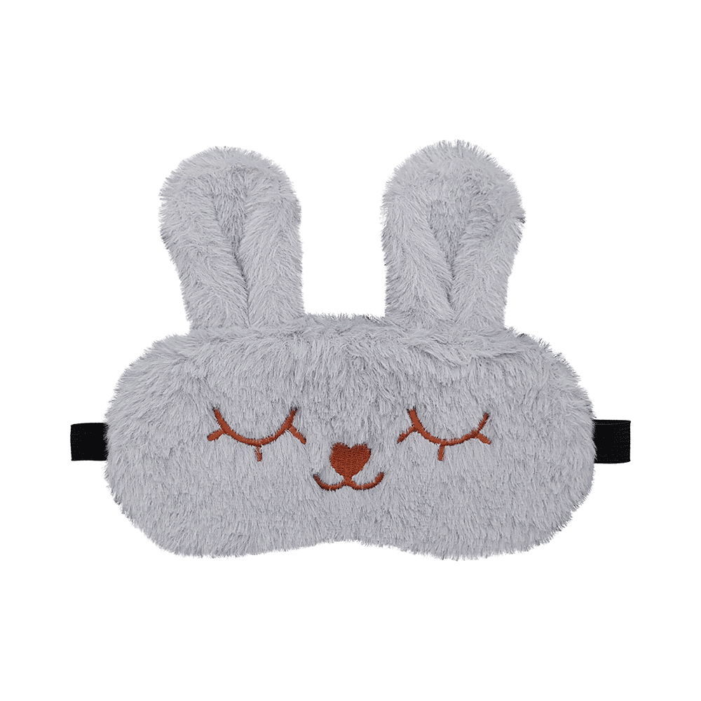 Jenna  Sleeping Eye Mask for Insomnia, Puffy Eyes and Dark Circles Bunny  Grey