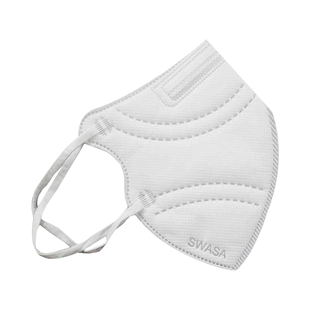 Swasa PM 2.5 N95 FFP2 Anti-Pollution Face Mask White - Image 2