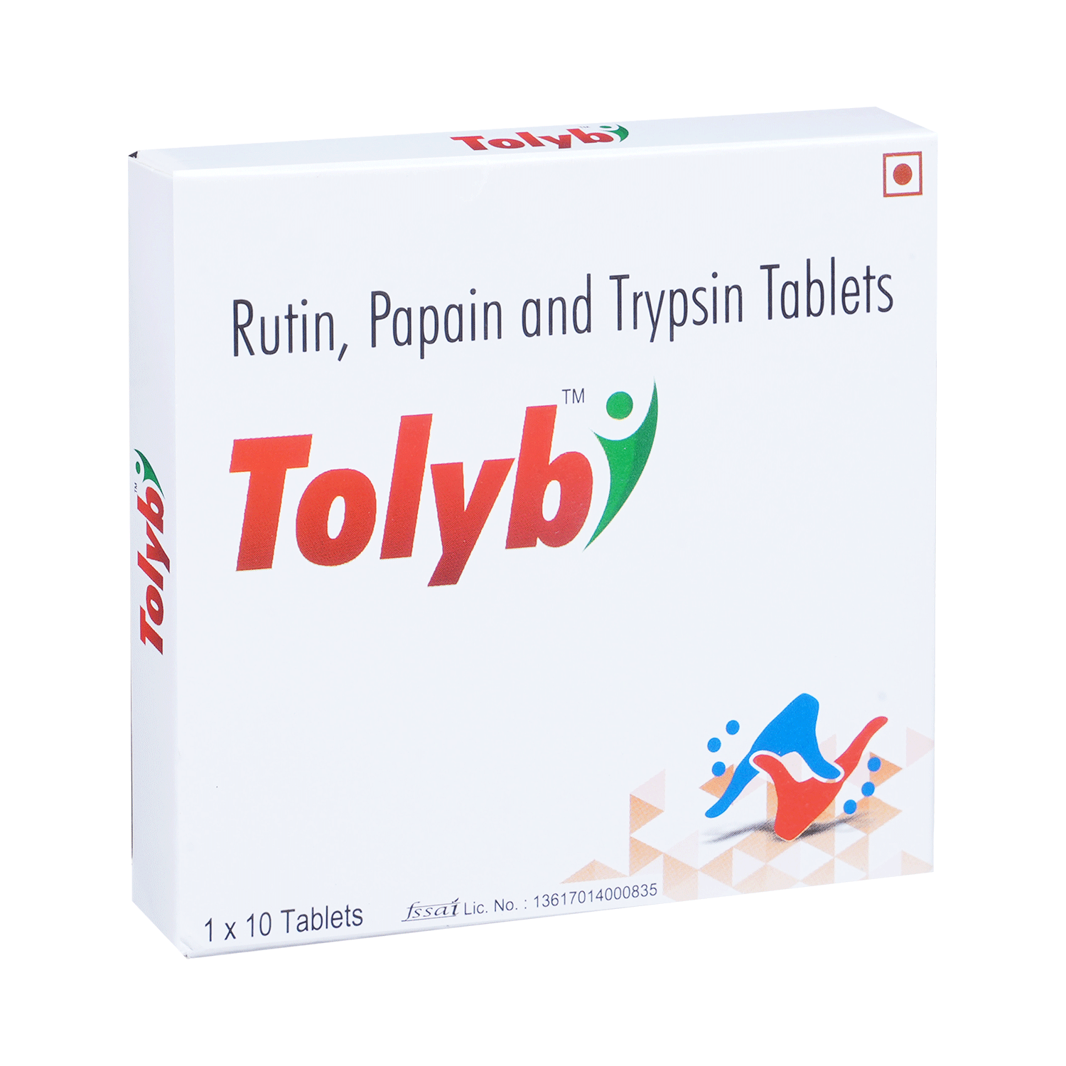 Tolyb Tablet with Rutin, Papain & Trypsin - Image 2