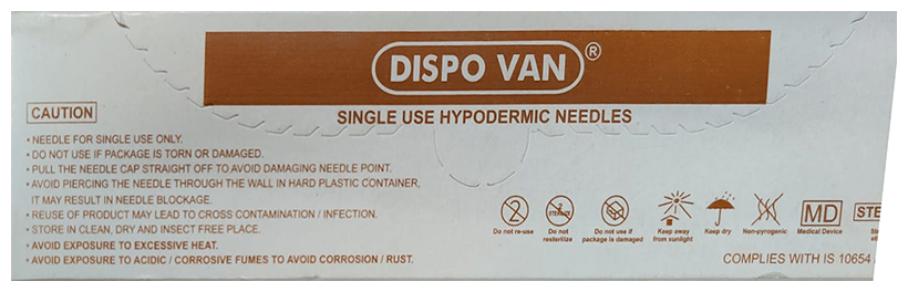 Dispovan Needle 26G x 1.5inch - Image 2