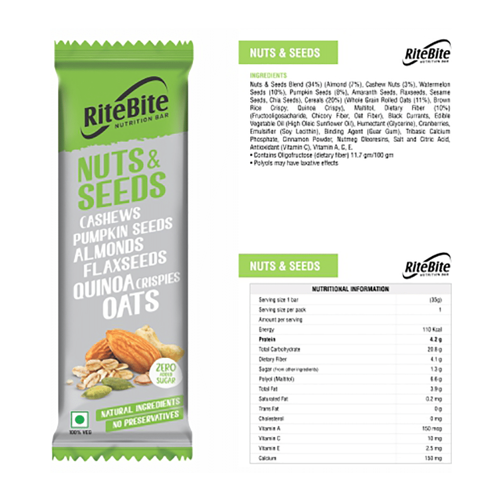 RiteBite Nutrition Bar with 4gm Protein Assorted - Image 5