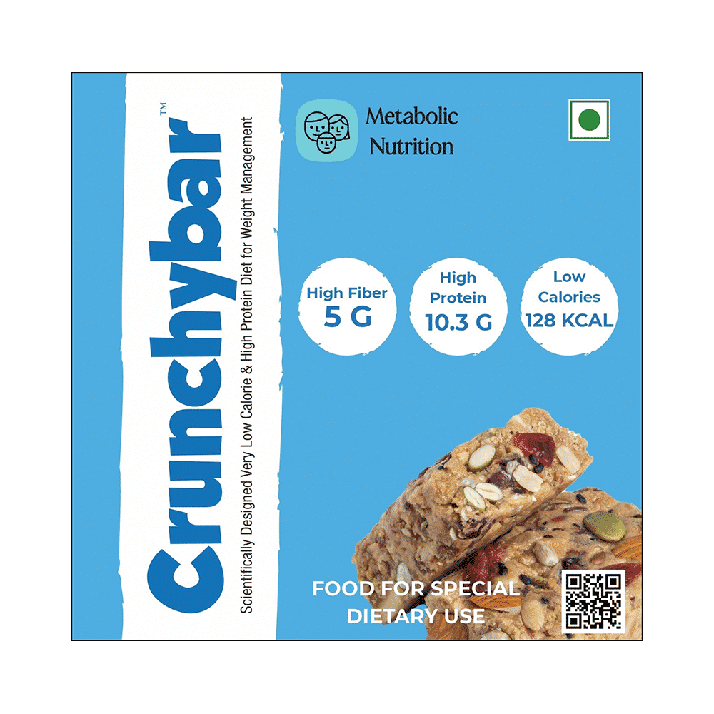 Metabolic Nutrition Crunchybar for Weight Management (35gm Each)