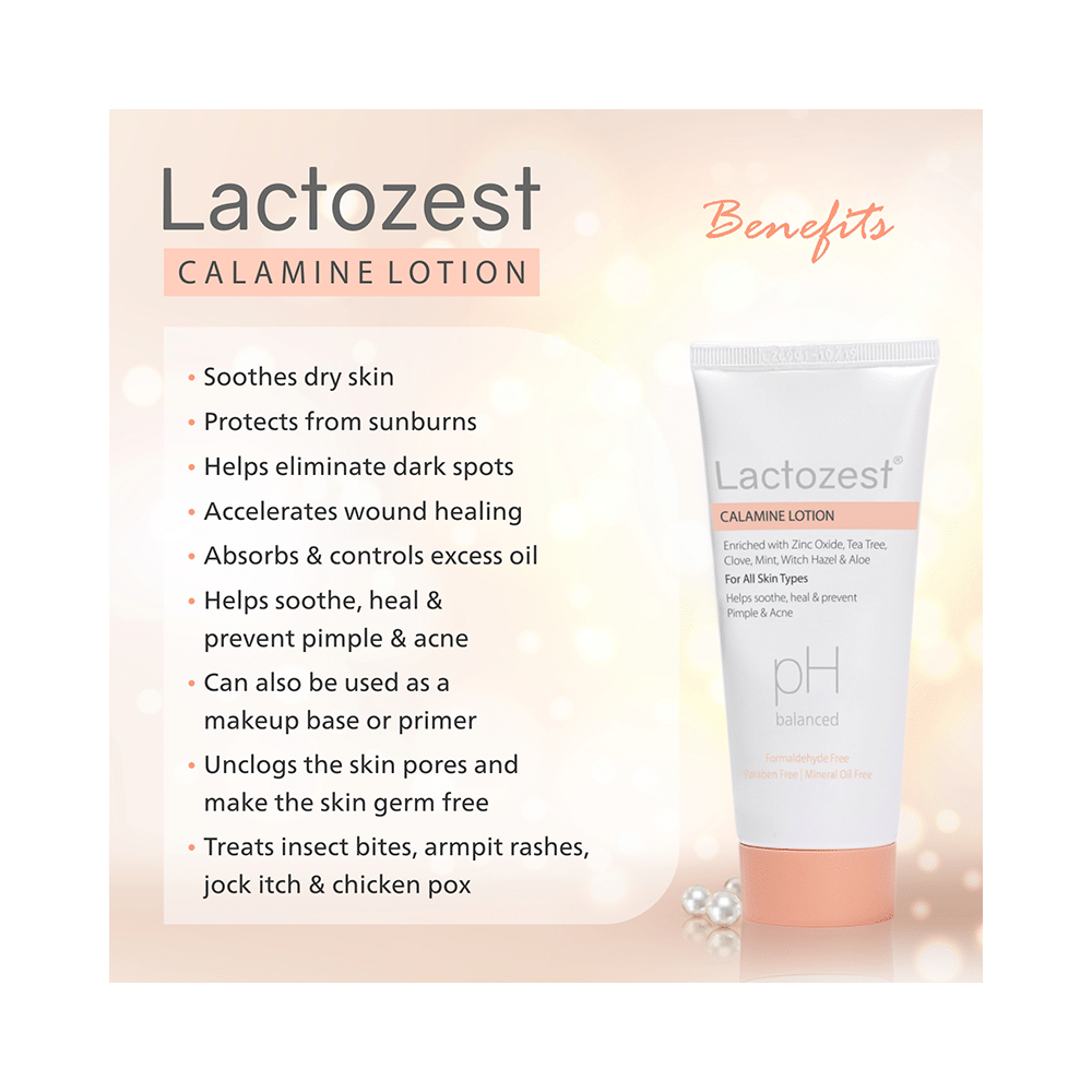 Lactozest PH Balanced Calamine Lotion (100ml Each) - Image 7