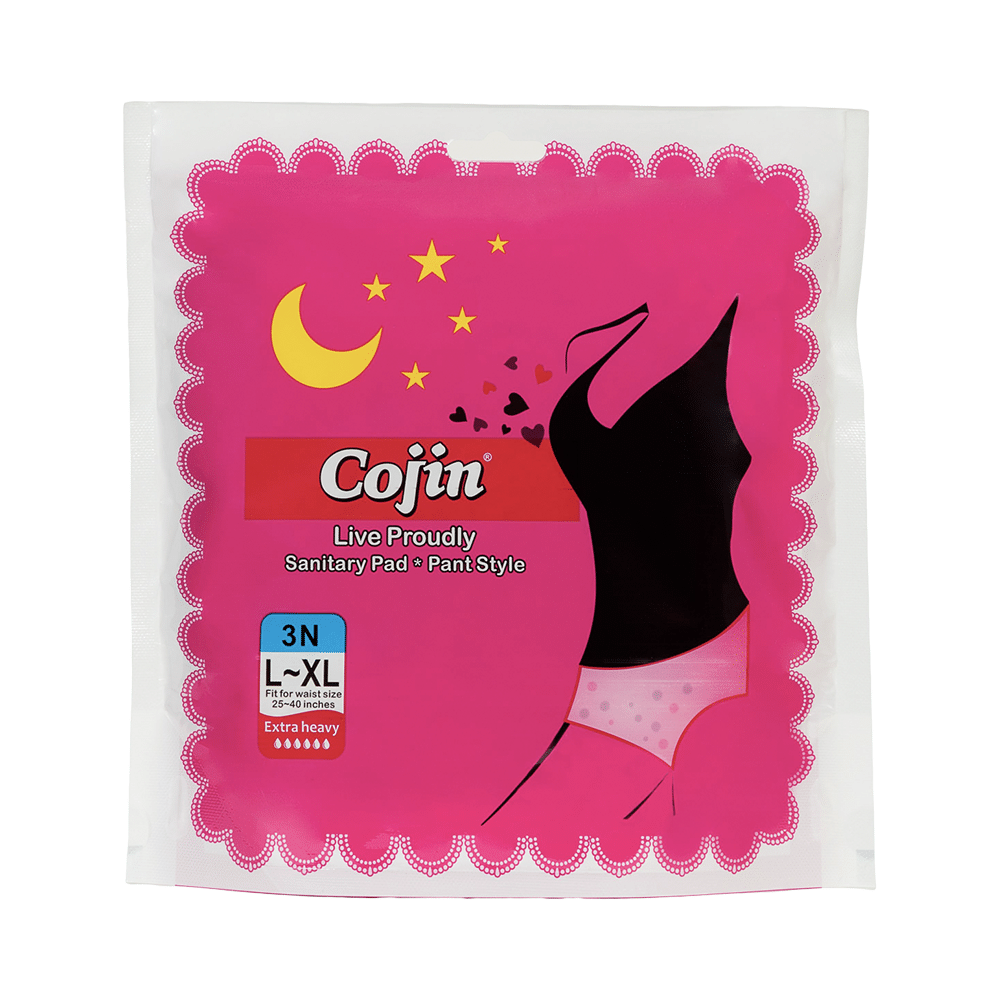 Cojin Ovenight Pant Style Sanitary Pads (3 Each) L-XL - Image 2