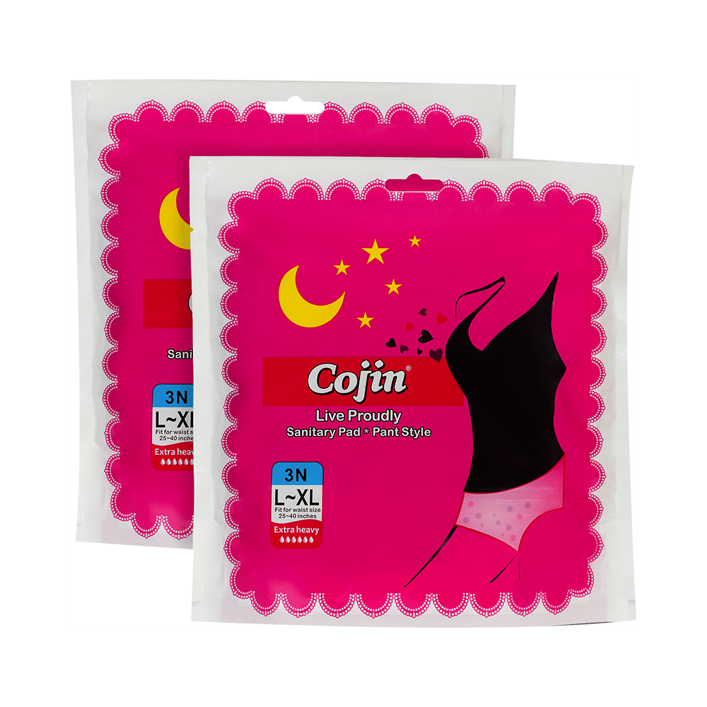 Cojin Ovenight Pant Style Sanitary Pads (3 Each) L-XL - Image 1