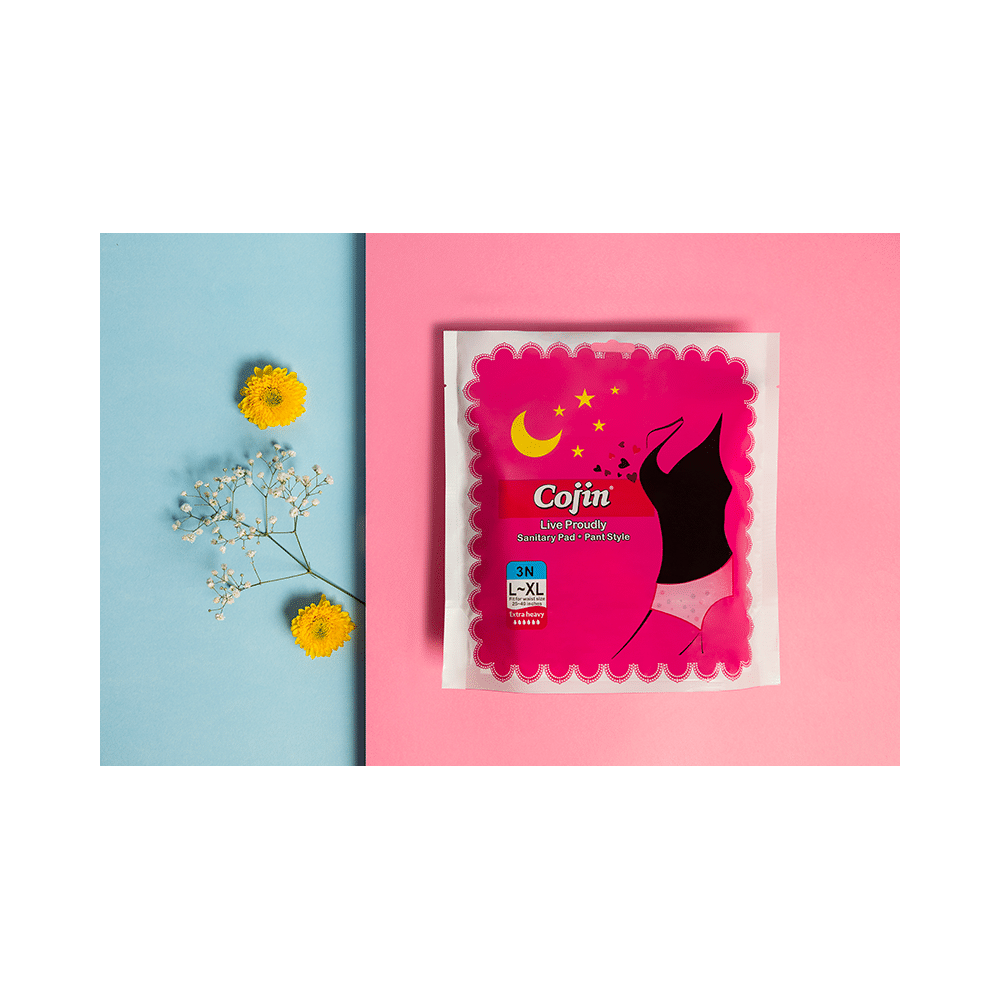 Cojin Ovenight Pant Style Sanitary Pads (3 Each) L-XL - Image 5