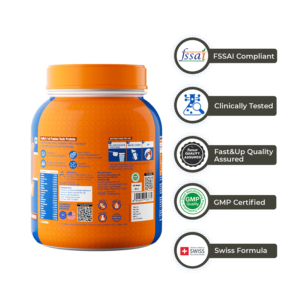 Fast&Up Fusion Tech Protein Supports Body Mass Composition Chocolate - Image 4