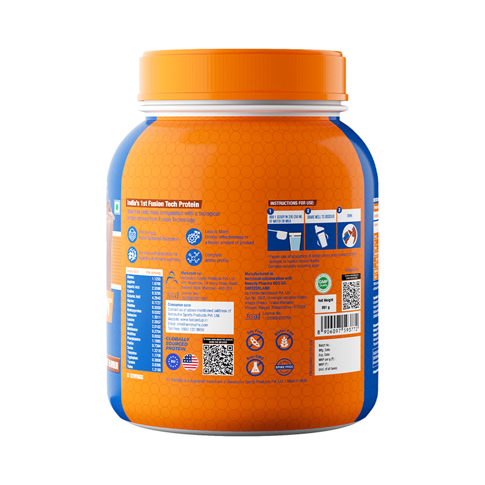 Fast&Up Fusion Tech Protein Supports Body Mass Composition Chocolate - Image 2