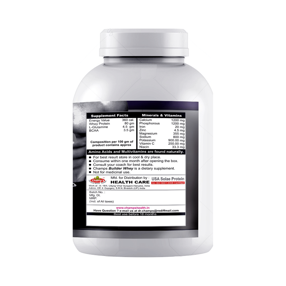Champ's Builder Whey Protein Powder Choco Temptation - Image 3