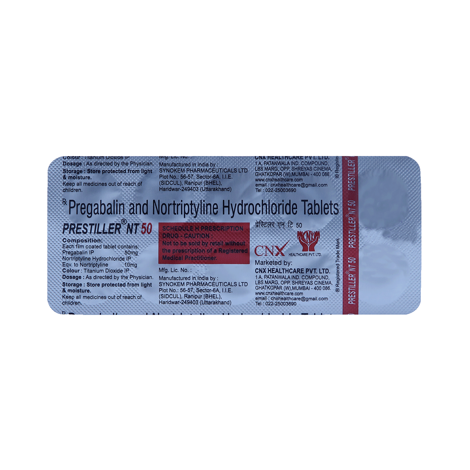 Prestiller NT 50mg/10mg Tablet - Image 6