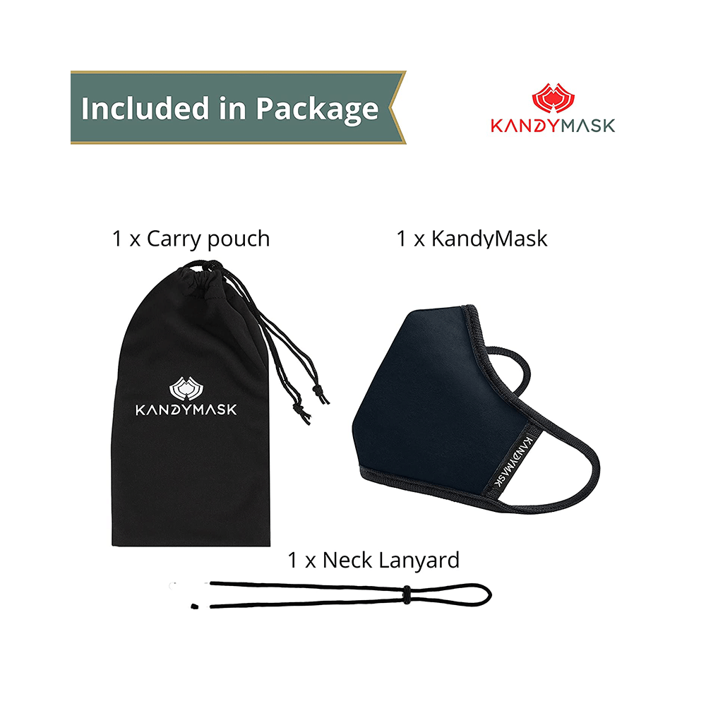 KandyMask Wisdom 7.0 Protective Mask without Valve Large - Image 6