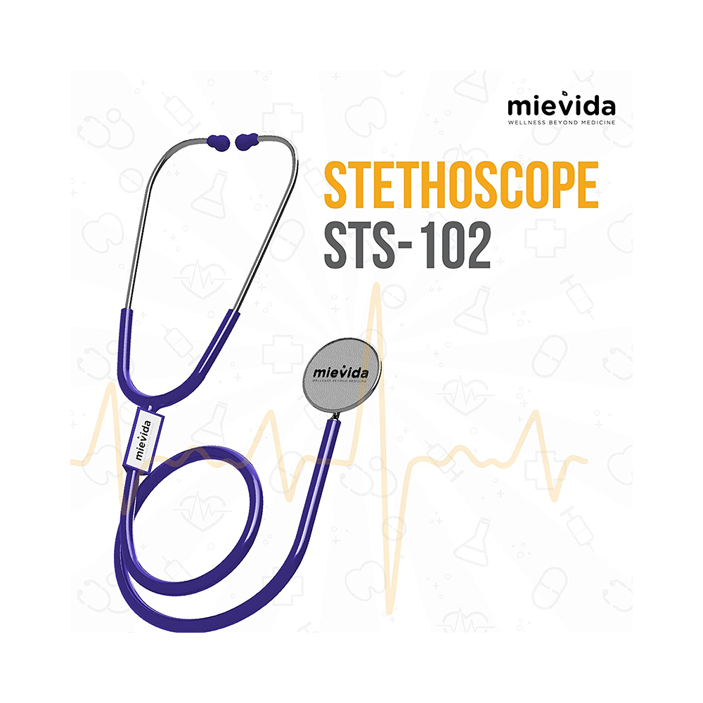 Mievida STS 102 Cardiology Stethoscope Blue - Image 2