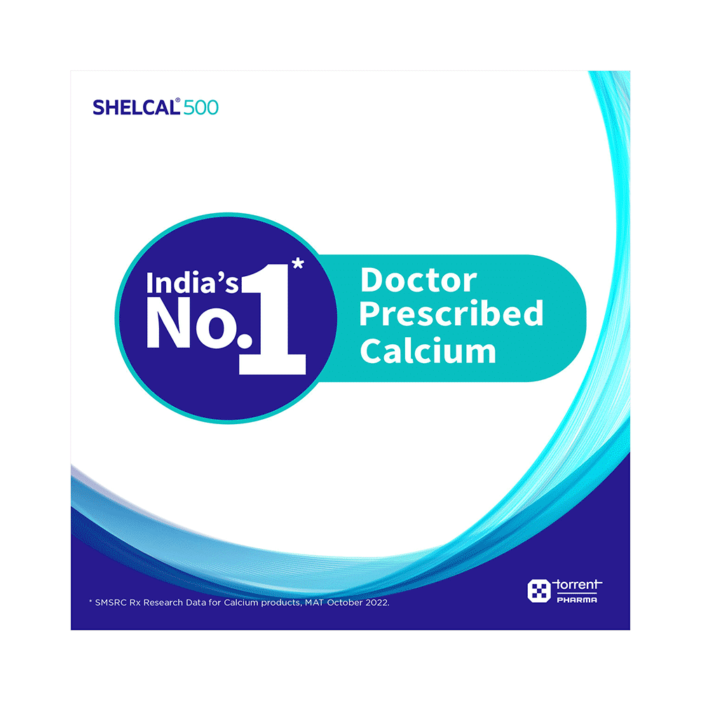 Shelcal 500 Calcium+Vitamin D3 Tablet | For Bones, Joints, Muscles & Immunity - Image 3