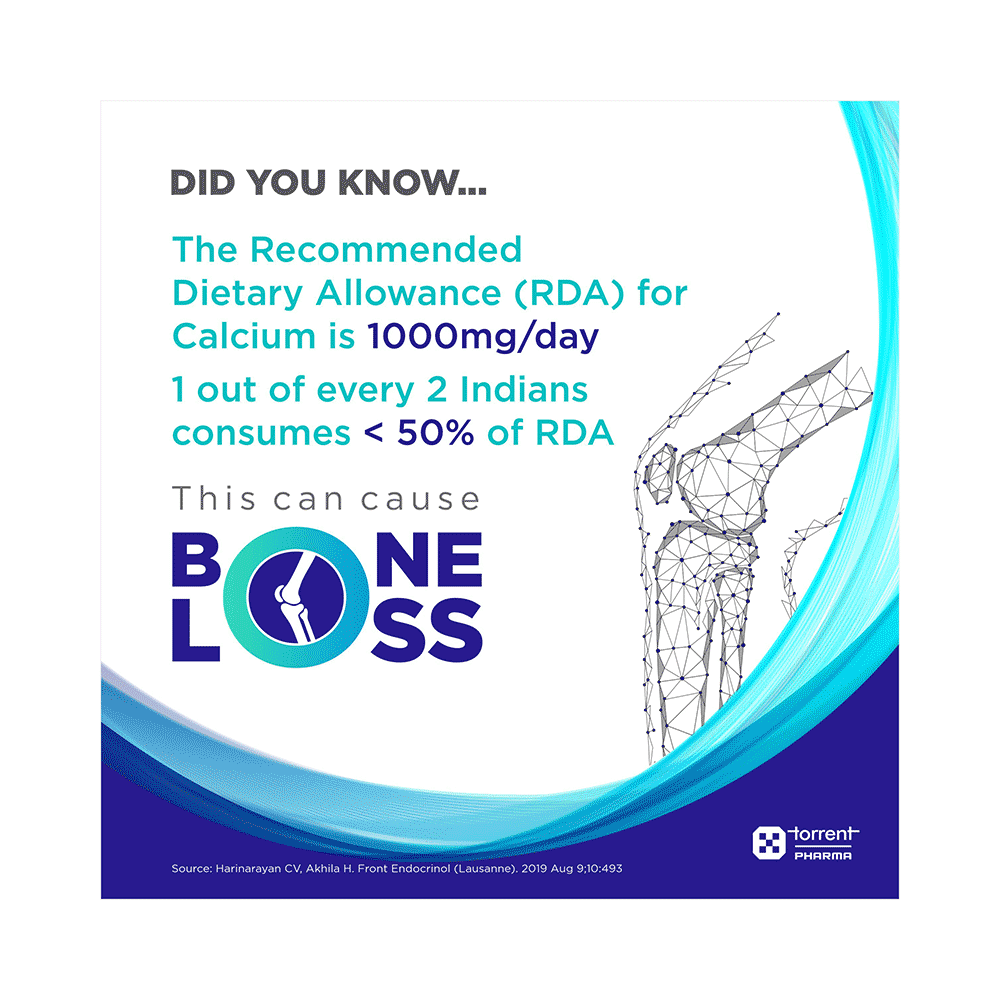Shelcal 500 Calcium+Vitamin D3 Tablet | For Bones, Joints, Muscles & Immunity - Image 4