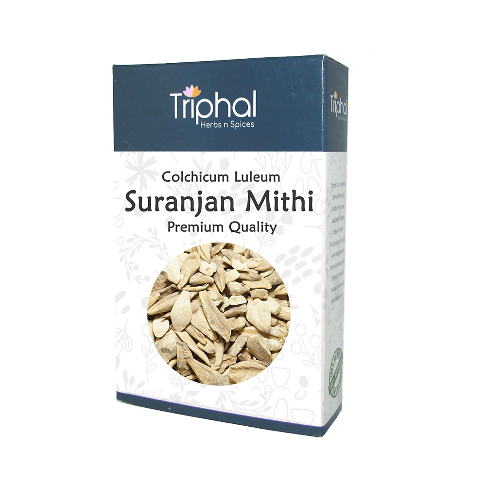 Triphal Suranjan Mithi/ Sweet Suranjaan/ Colchicum Luteum Whole - Image 1