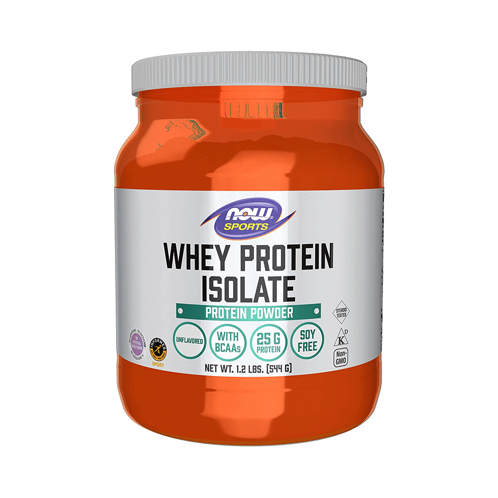 NOW Sports Whey Protein Isolate Powder Unflavoured - Image 1