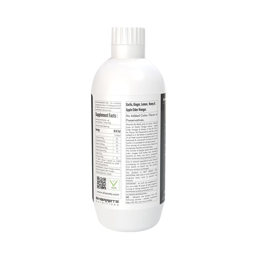 Sharrets Nutritions No-Block Juice - Image 3