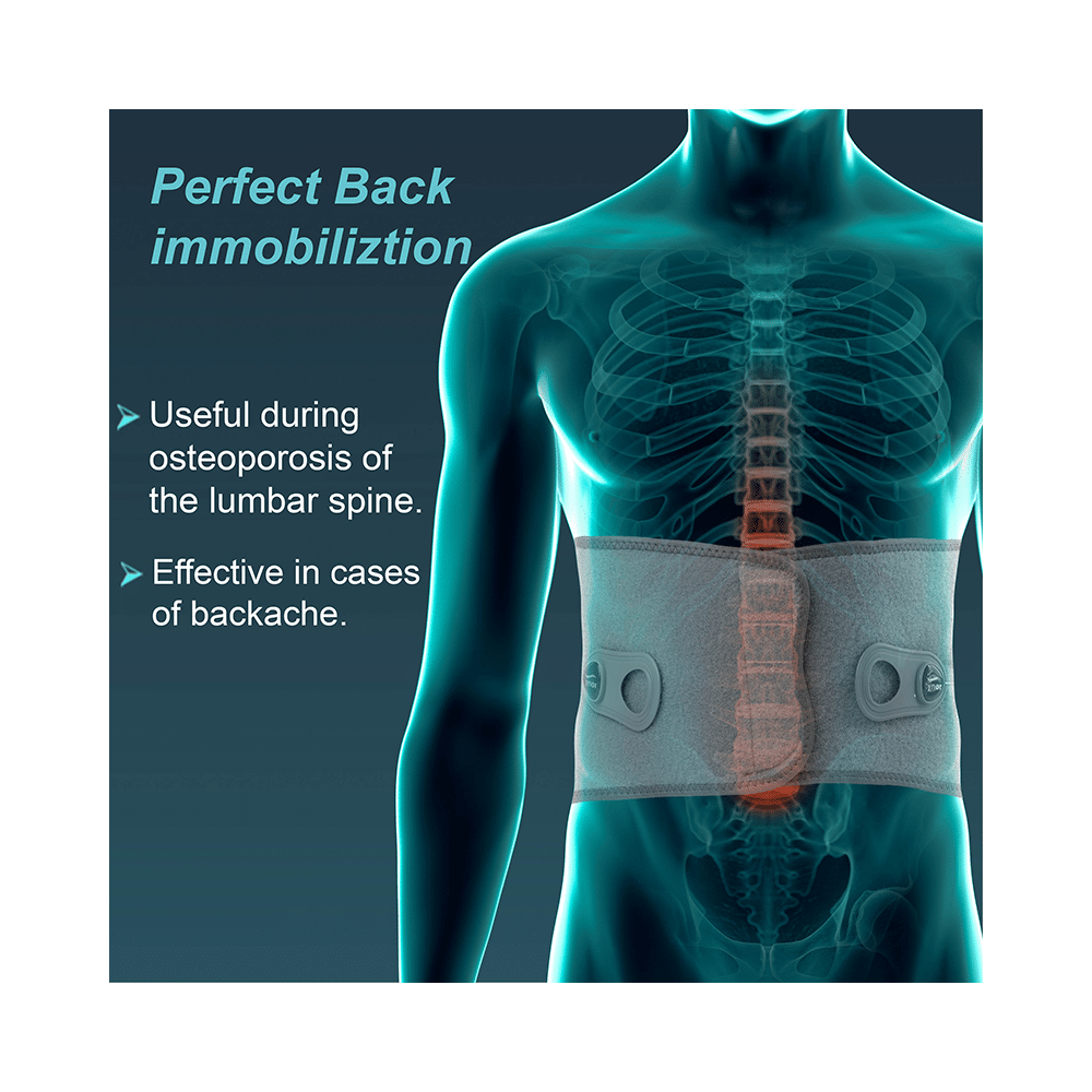 Tynor A 30 Lace Pull L.S. Belt L-XL Grey - Image 2