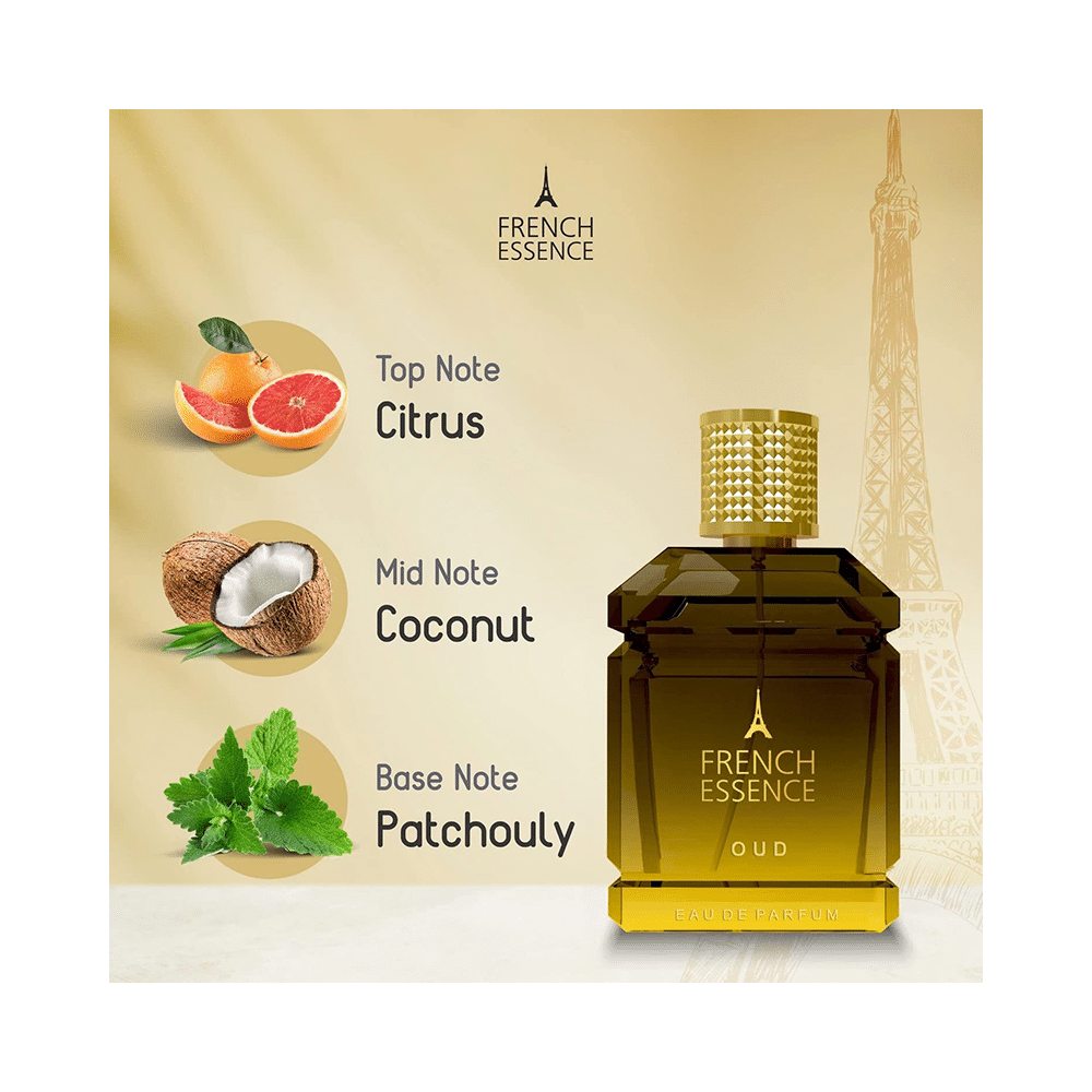 French Essence Oud Deodorant Body Spray 200ml & Perfume 60ml Gift Kit - Image 2