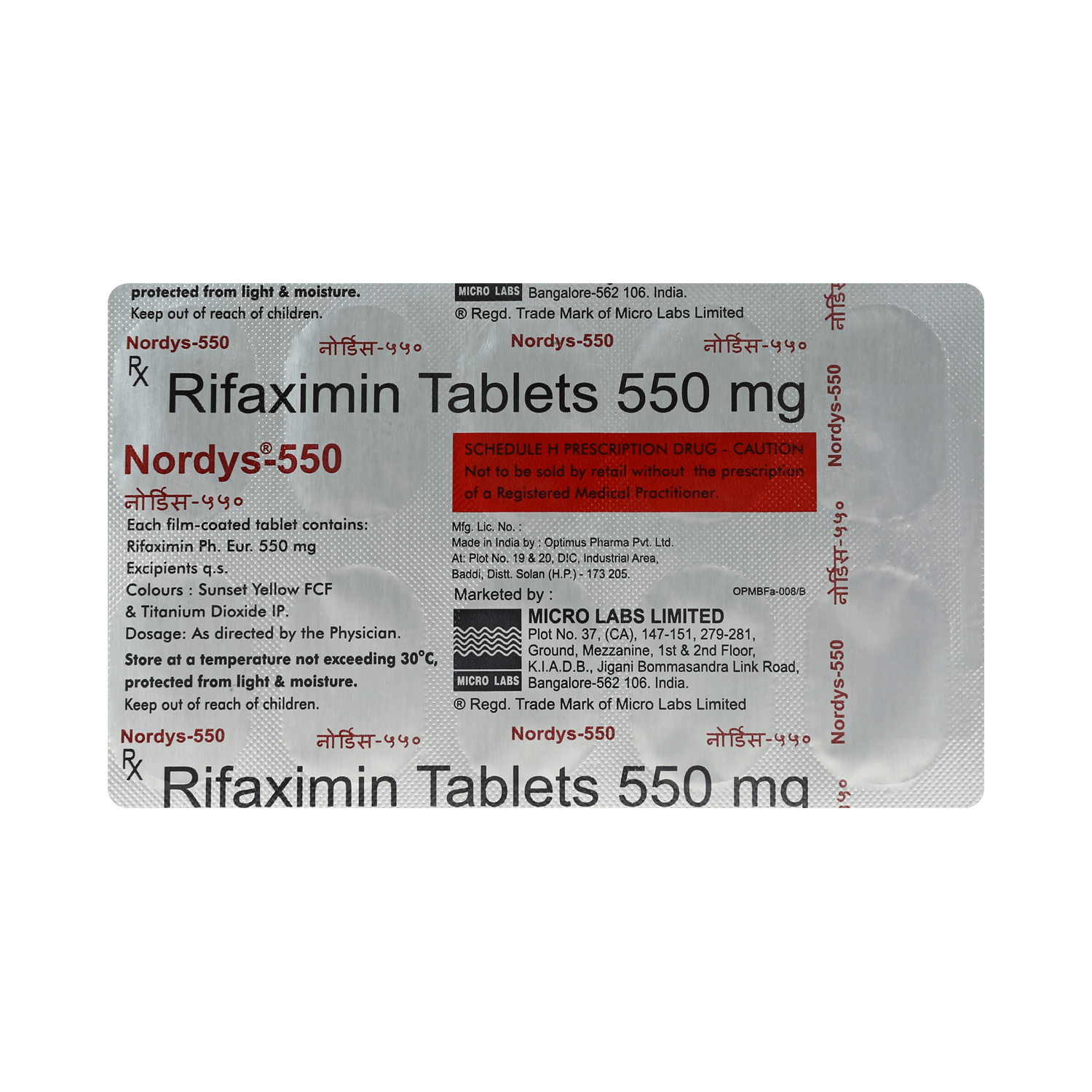 Nordys 550mg Tablet - Image 5