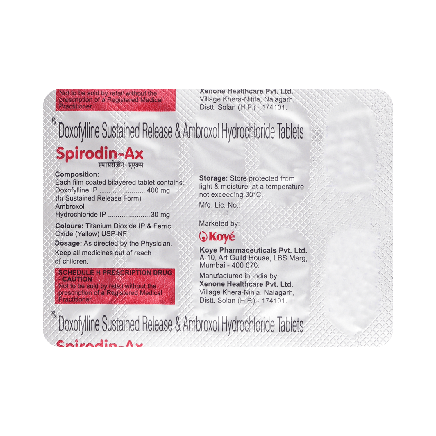 Spirodin-AX Tablet - Image 5