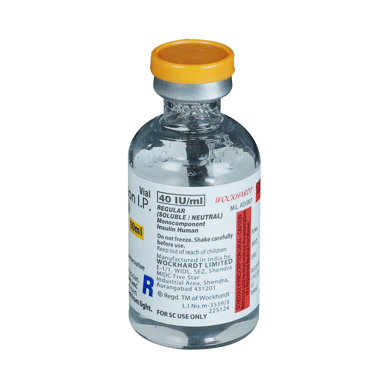 Wosulin-R 40IU/ml Injection - Image 7